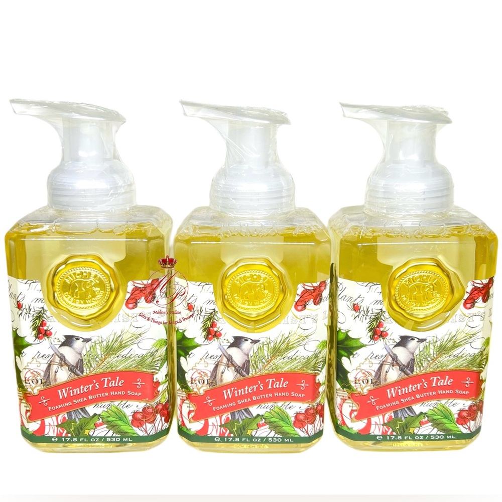 Michel Design Works Winters Tale Foaming Shea Butter Hand Soap 3 x 17.8 fl oz
